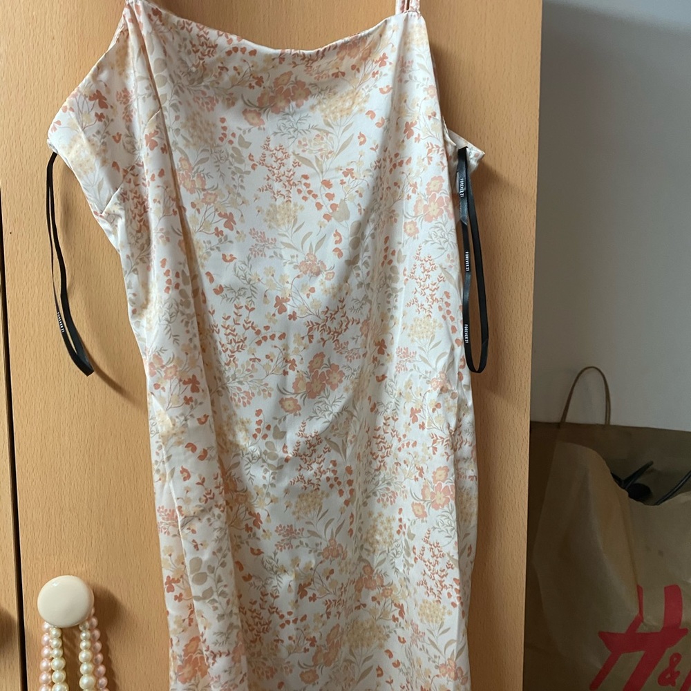 Satin Cowl dress